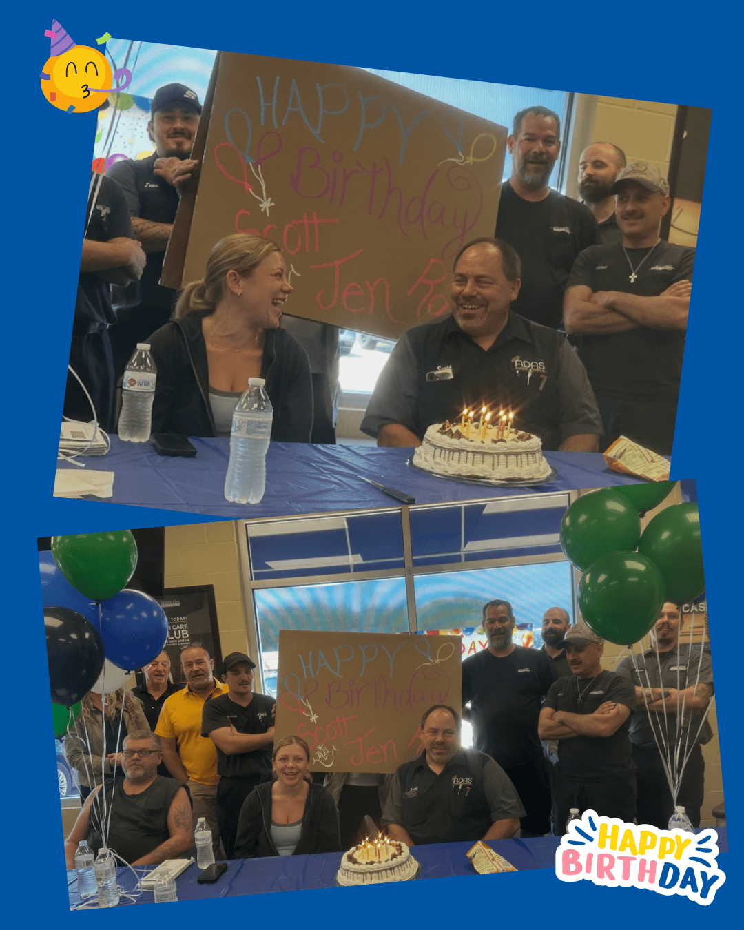 Happy Birthday Jen and Scott!